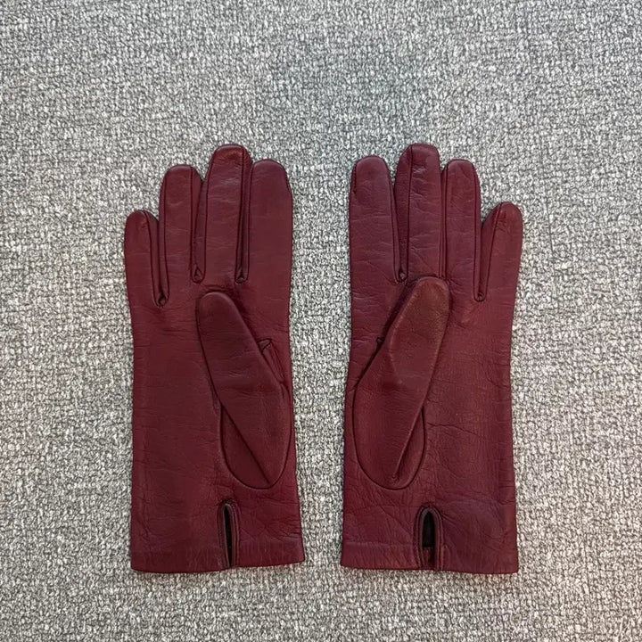 [BUNJANG] Dries Van Noten Leather Gloves Burgundy L / 드리스반노튼 레더 글러브 버건디 L