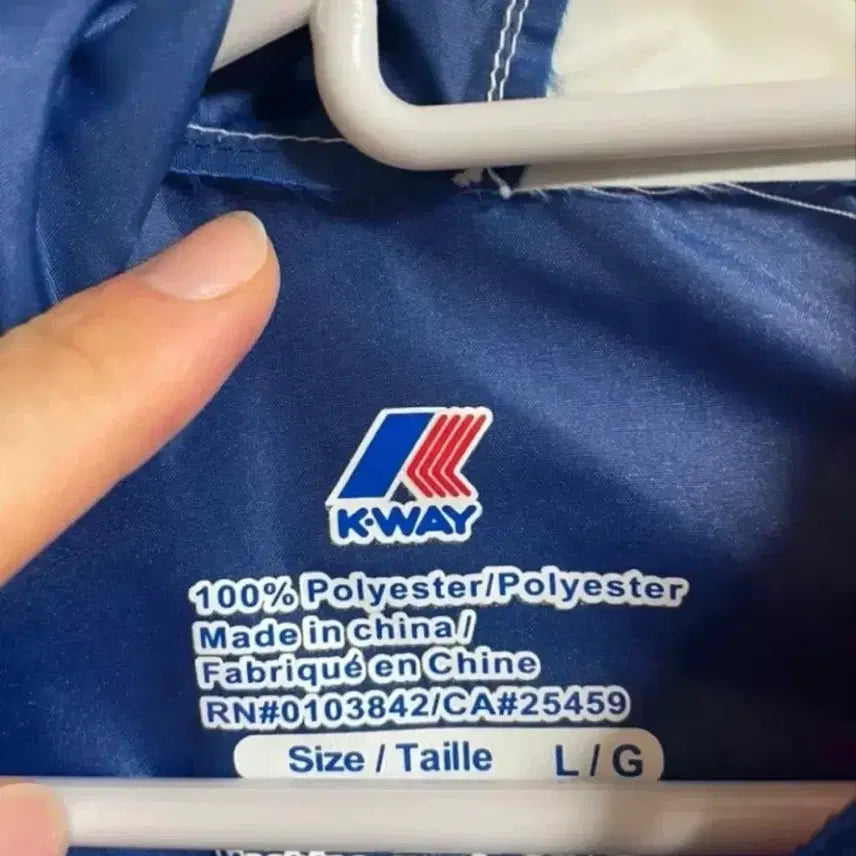 [BUNJANG] K-Way Union Jack Windbreaker Jacket / K-way 까웨 유니언잭 바람막이 L 사이즈