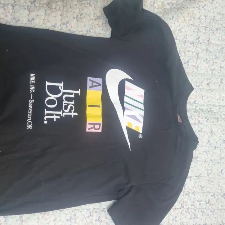 [BUNJANG] Nike Just Do It Black T-Shirt / 나이키 Just Do It 블랙 반팔 티셔츠