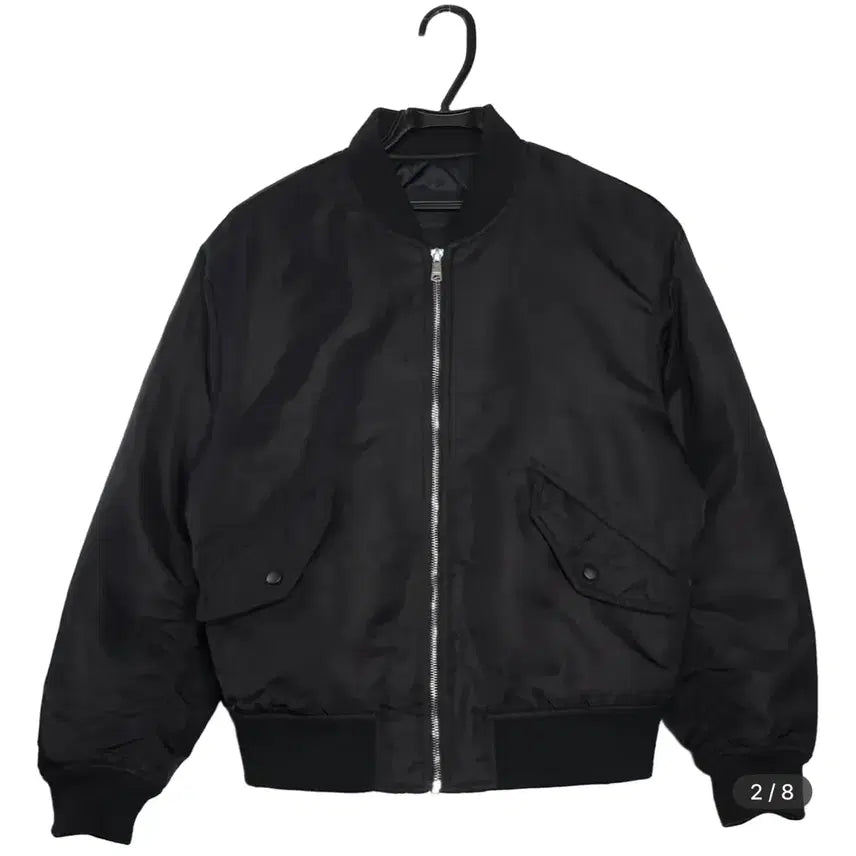 [BUNJANG] POLHAM Minimal Mood Basic Zip-Up Bomber Jacket / 폴햄 POLHAM 미니멀 무드 베이직 집업 항공점퍼 s