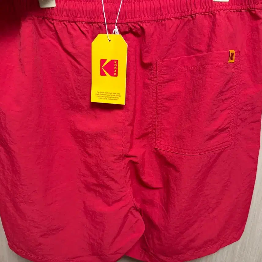[BUNJANG] Kodak Red Shorts / 코닥 레드 반바지