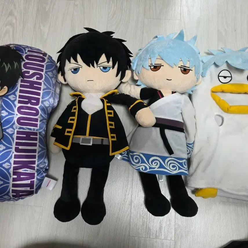[BUNJANG] Vintage Gintama Hijikata/Gintoki Kuttari Plush / *최저가*고전 은혼 히지카타/긴토키 쿳타리 쿳다리 누이 인형