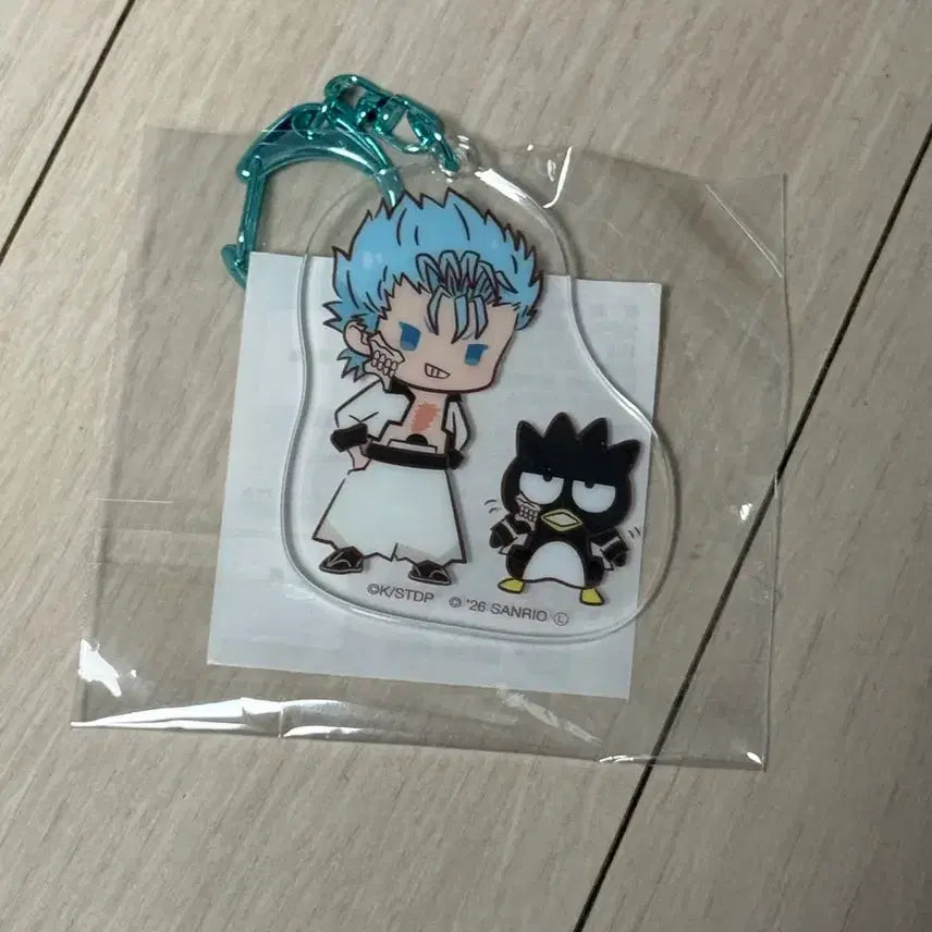 [BUNJANG] Bleach Grimmjow x Badmaru Acrylic Keychain / 블리치 그림죠x배드마루 아크릴 키링