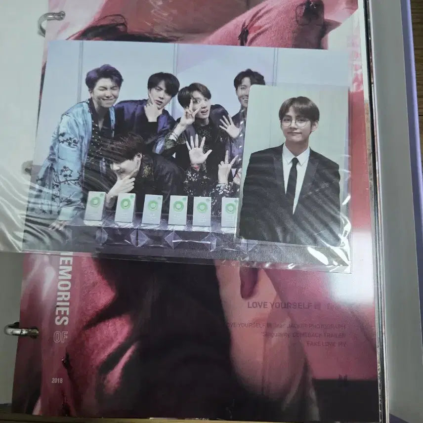 [BUNJANG] BTS V 2018 Memories Photocard / 2018 메모리즈 블루레이 포카 태형