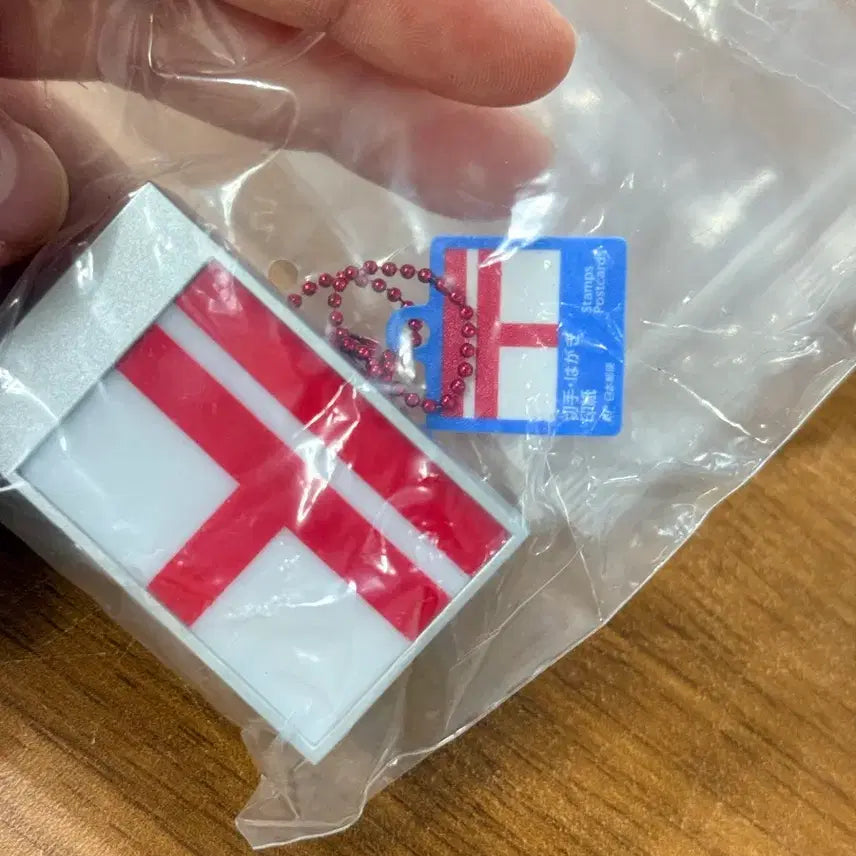 [BUNJANG] England Flag Souvenir Postcard and Keyring Set / 일본 엽서 잉글랜드 국기 기념품 키링
