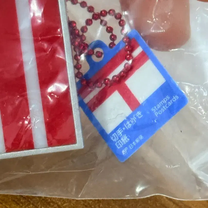 [BUNJANG] England Flag Souvenir Postcard and Keyring Set / 일본 엽서 잉글랜드 국기 기념품 키링