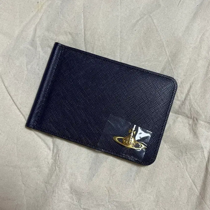 [BUNJANG] Vivienne Westwood Money Clip Card Holder Navy / 비비안웨스트우드 머니클립 카드지갑 네이비