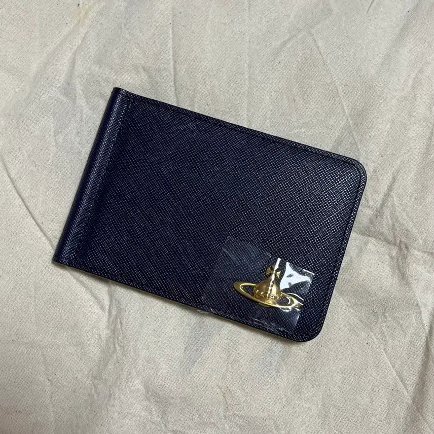[BUNJANG] Vivienne Westwood Money Clip Card Holder Navy / 비비안웨스트우드 머니클립 카드지갑 네이비