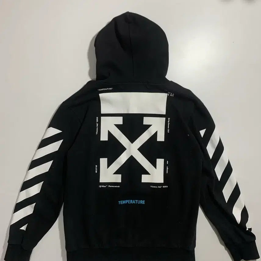 [BUNJANG] Off-White Mona Lisa Black Hoodie / 오프화이트 모나리자 블랙 후드티