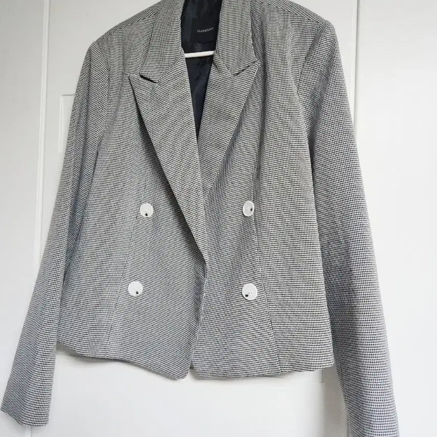 [BUNJANG] Y Check Crop Jacket / Y 체크 크롭 자켓