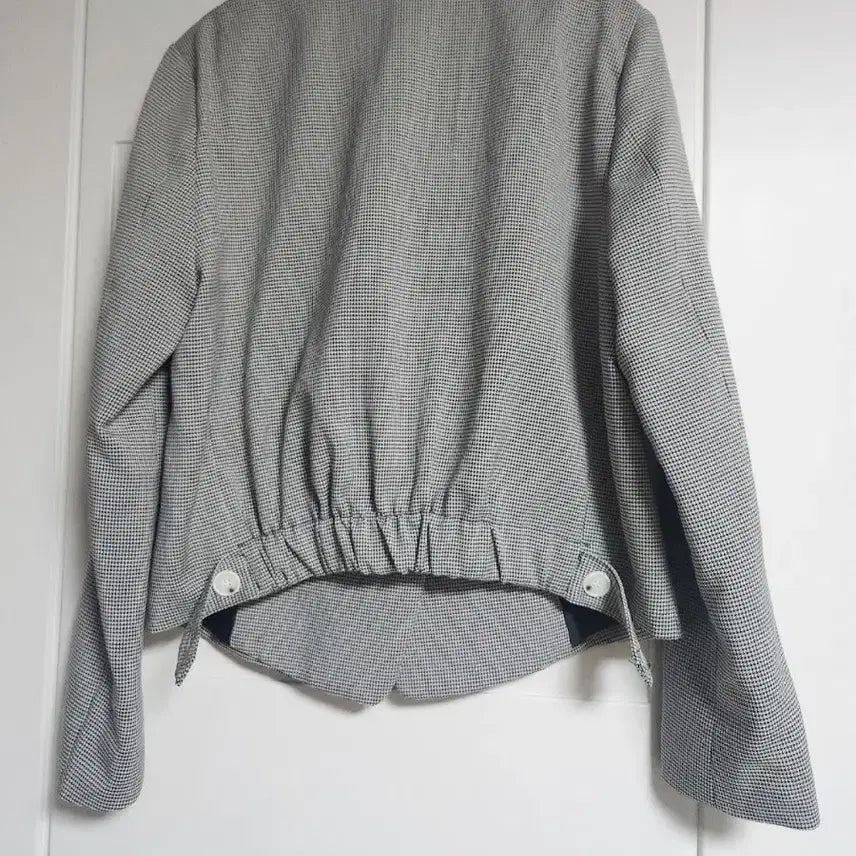 [BUNJANG] Y Check Crop Jacket / Y 체크 크롭 자켓