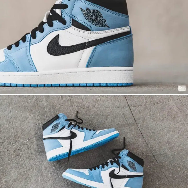 [BUNJANG] Nike Air Jordan 1 Retro High OG University Blue Sneakers / 나이키 에어조던 1 레트로 하이 OG 유니버시티 블루