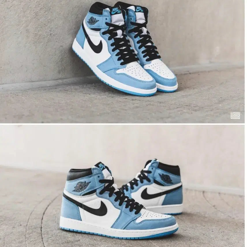 [BUNJANG] Nike Air Jordan 1 Retro High OG University Blue Sneakers / 나이키 에어조던 1 레트로 하이 OG 유니버시티 블루