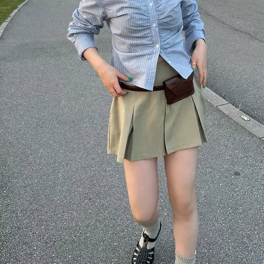 [BUNJANG] Skirt Pants / 스커트바지