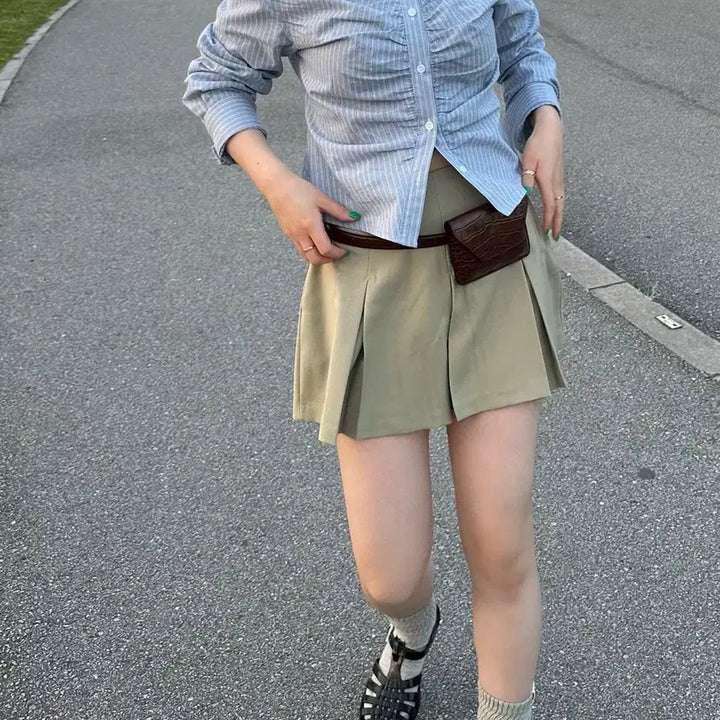 [BUNJANG] Skirt Pants / 스커트바지