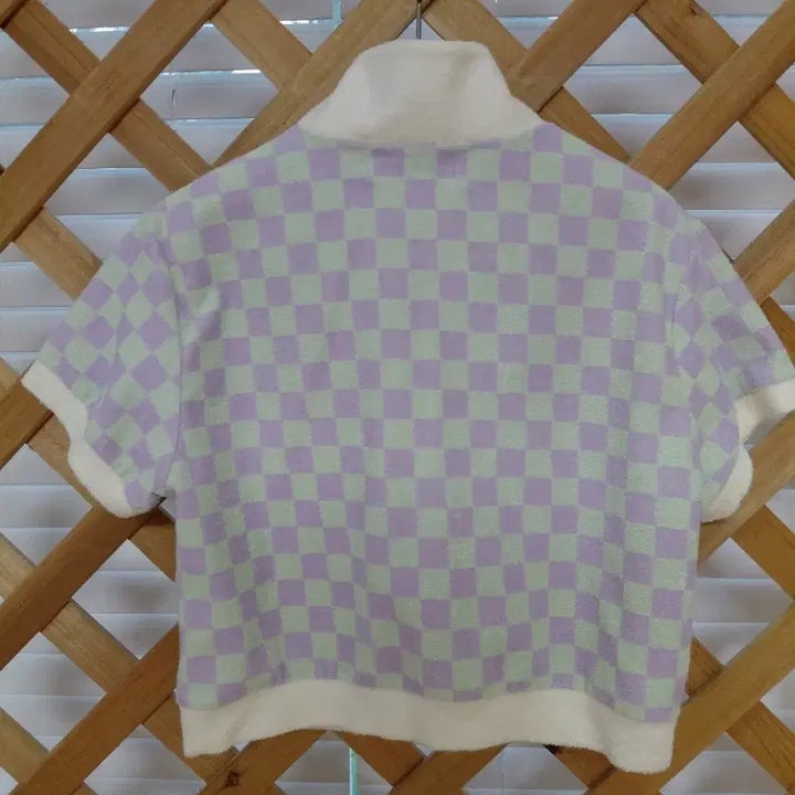 [BUNJANG] Piecemaker Plaid Short-Sleeve Polo T-Shirt / PIECEMAKER 체크 반팔 카라 티셔츠