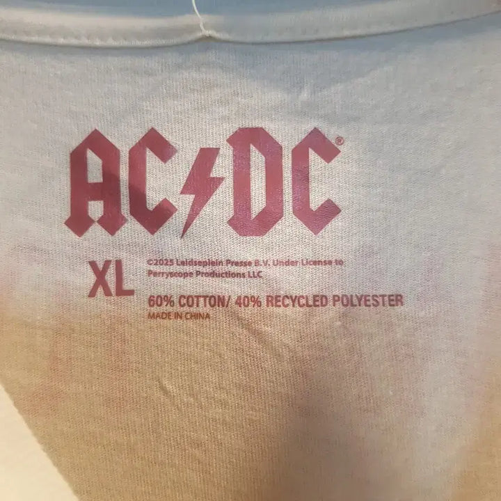 [BUNJANG] AC/DC Official Merchandise T-Shirt XL / AC/DC. 정품 굿즈 티셔츠.