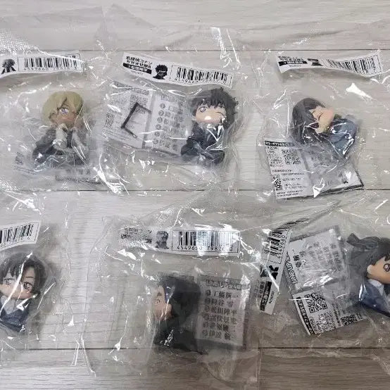 [BUNJANG] Detective Conan Chijimase Set 8 Unsealed 6 Types / 명탐정코난 치지마세타이 8탄 미개봉 6종세트 판매합니다