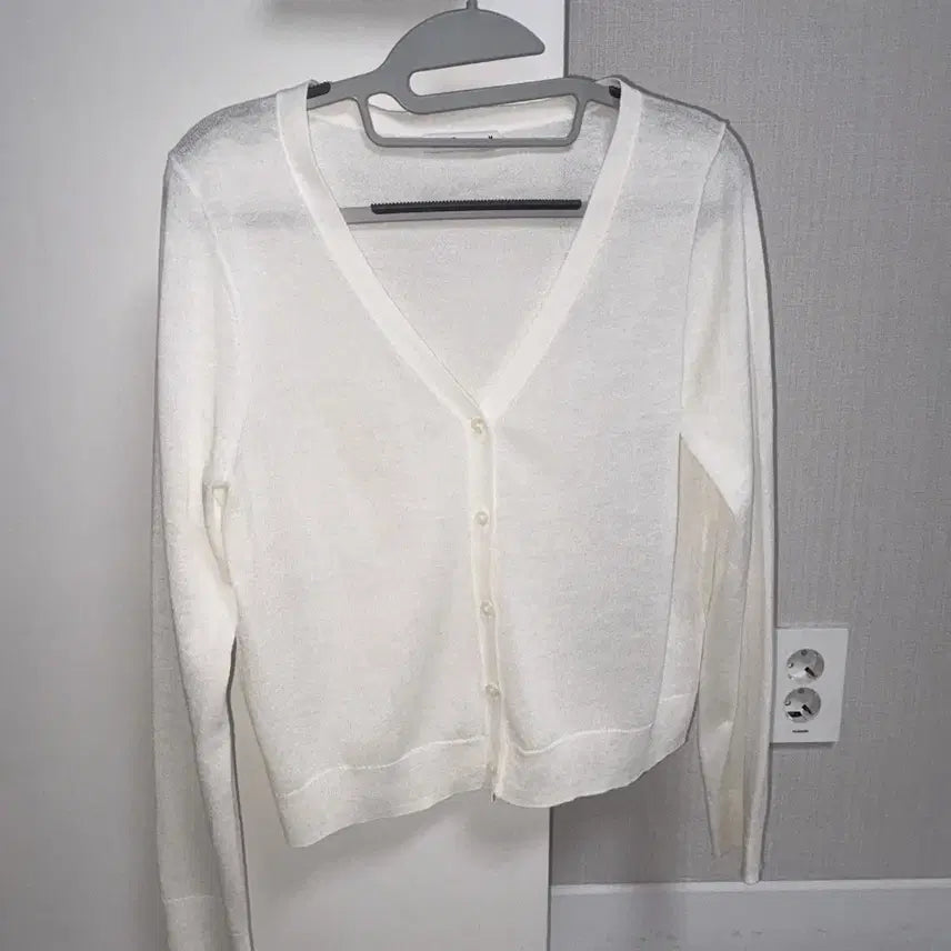 [BUNJANG] SPAO Summer V-Neck Cardigan (Ivory) / (단종)스파오썸머카디건브이넥(여름가디건)