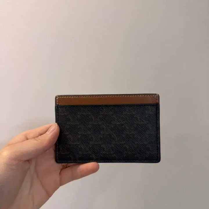 [BUNJANG] Celine Triomphe Card Holder Brown Full Set / 정품 셀린느 트리옹프 카드지갑 브라운 풀세트