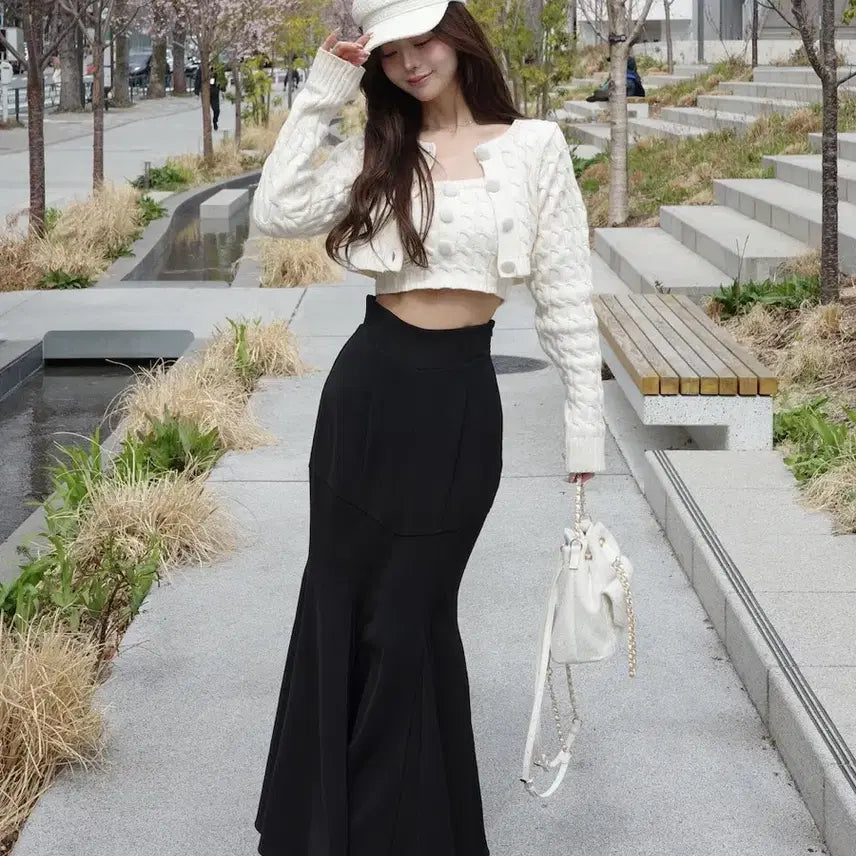 [BUNJANG] Darichy Mermaid Skirt / 다리치 머메이드 스커트/양산형지뢰계양지뢰스나계스나이델립서비스피움앤드마리