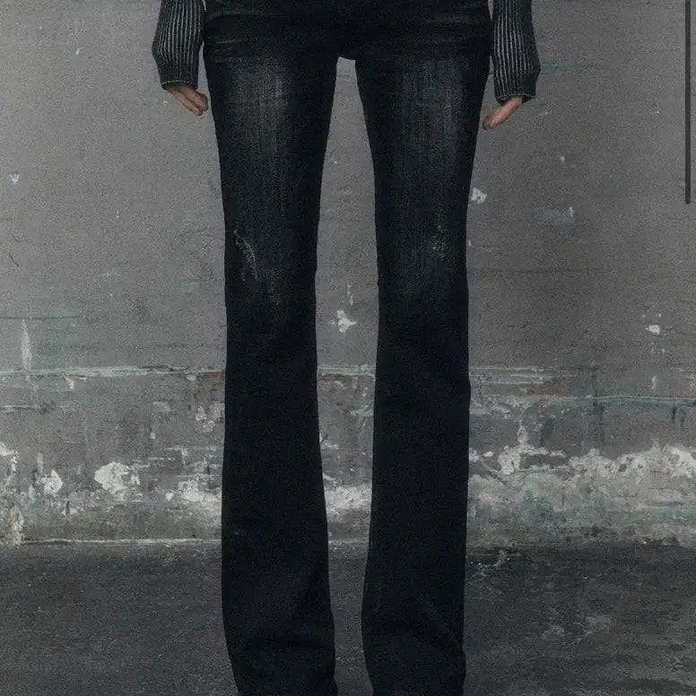 [BUNJANG] Bohemian Seoul Darkness Bootcut Jeans / 보헤미안서울 DARKNESS BOOTCUT JEANS