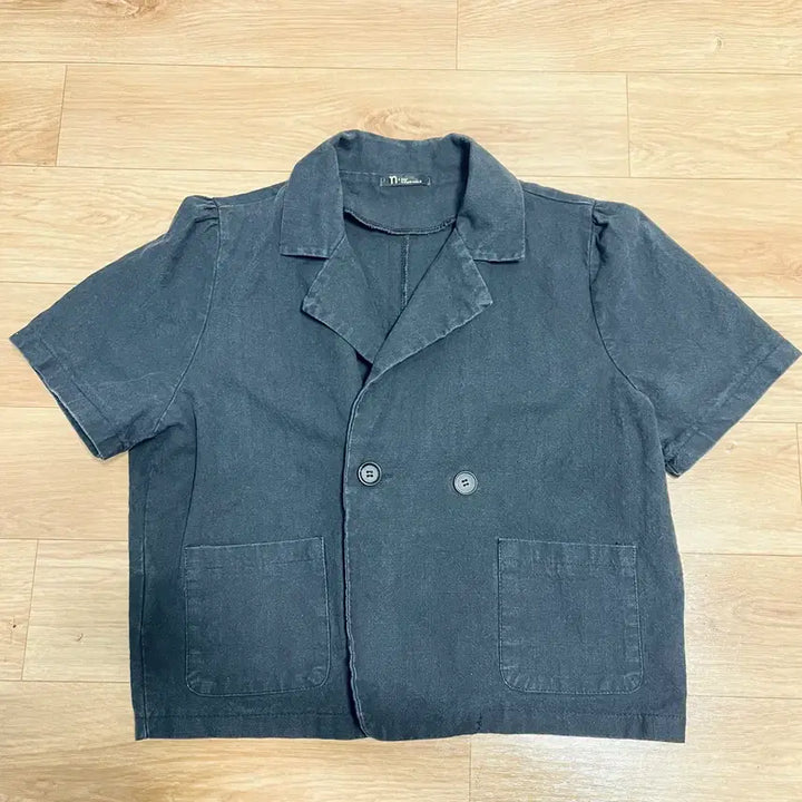 [BUNJANG] n by Short Sleeve Jacket Black / n by 반팔 자켓 블랙