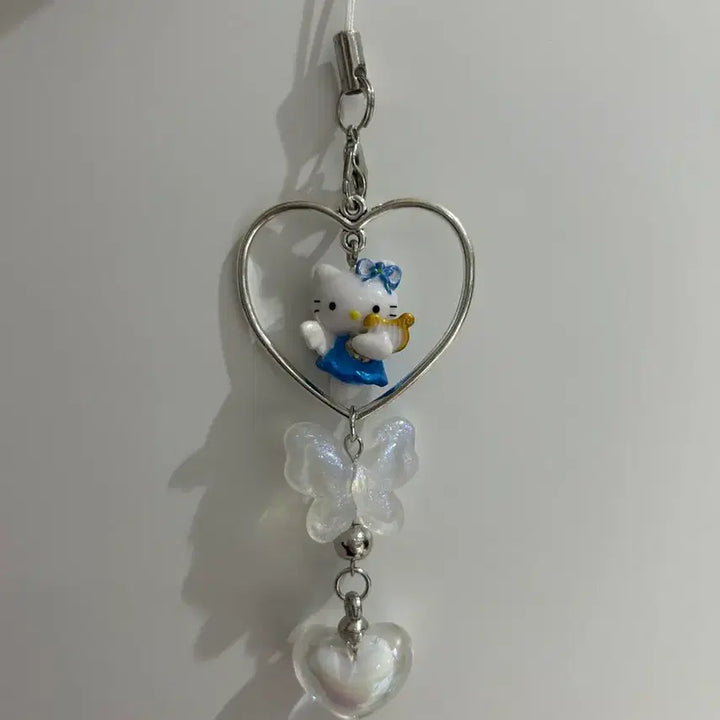 [BUNJANG] Angel Kitty Keyring / 엔젤 키티 키링