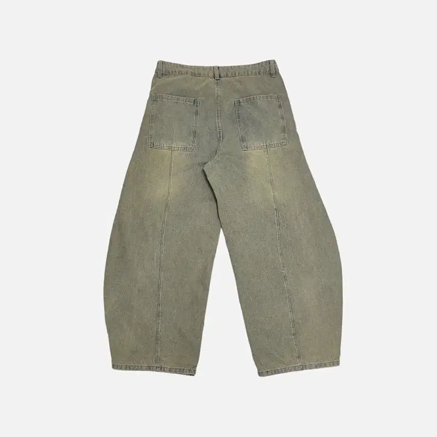 [SOLD OUT] 빈티지 워시드 벌룬 데님 팬츠 워싱 청바지