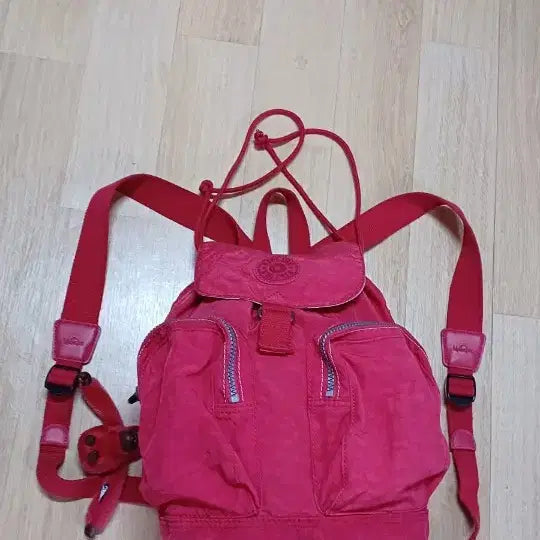 [BUNJANG] Kipling Drawstring Backpack / 키플링 복주머니 백팩