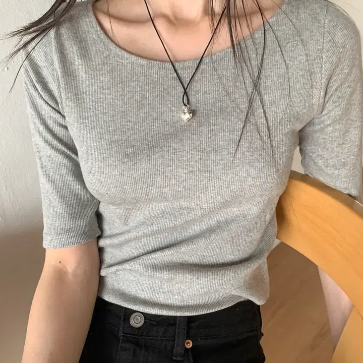 [BUNJANG] Ette Blue Top T-Shirt / 에테블루 탑 티셔츠