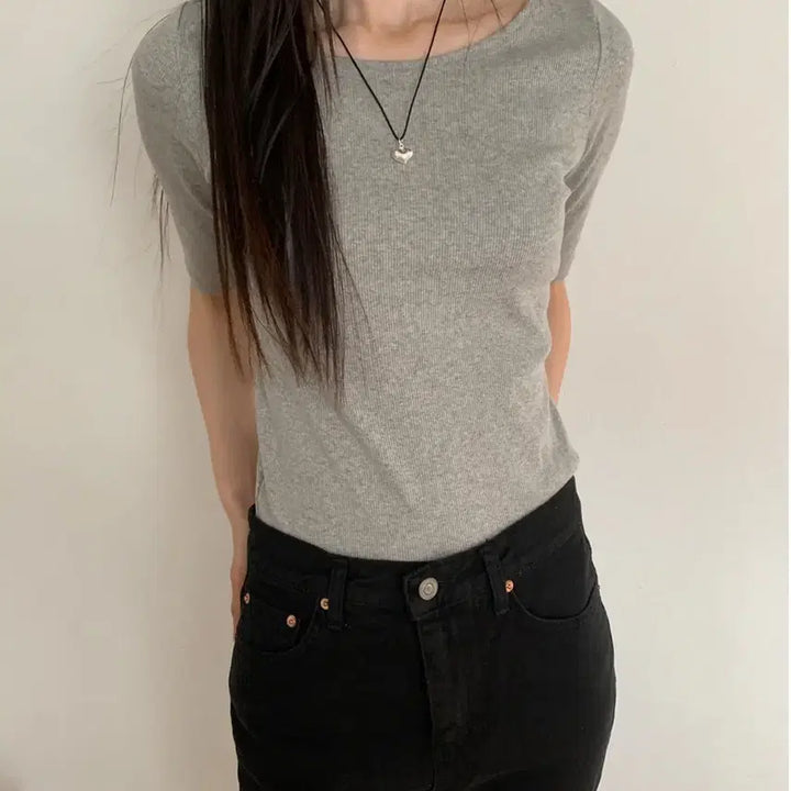 [BUNJANG] Ette Blue Top T-Shirt / 에테블루 탑 티셔츠