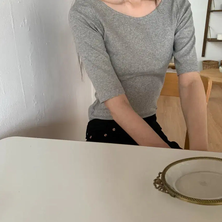 [BUNJANG] Ette Blue Top T-Shirt / 에테블루 탑 티셔츠