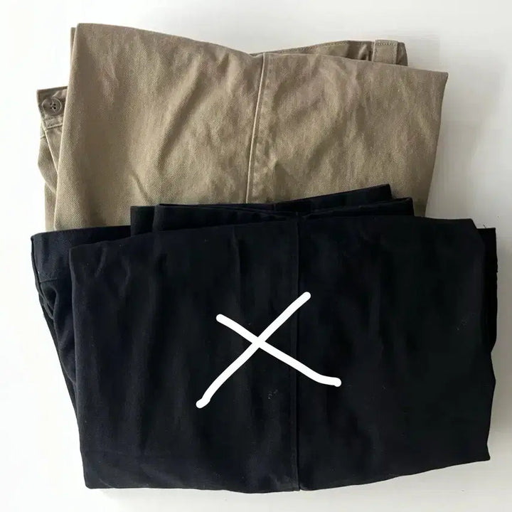 [BUNJANG] Uniqlo Wide Fit Chino Pants - Size 82 / 유니클로 와이드핏치노팬츠 82 블랙 베이지