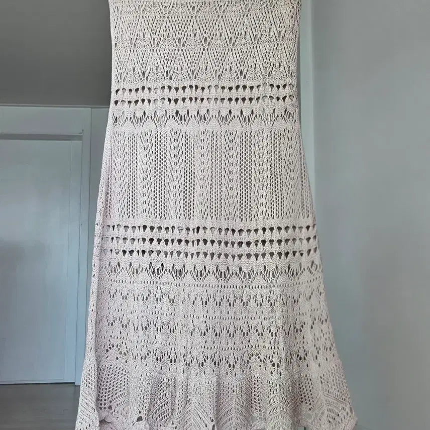 [BUNJANG] Crochet Knit Skirt with Waist Banding / 크로쉐 니트 허리 밴딩 스커트66