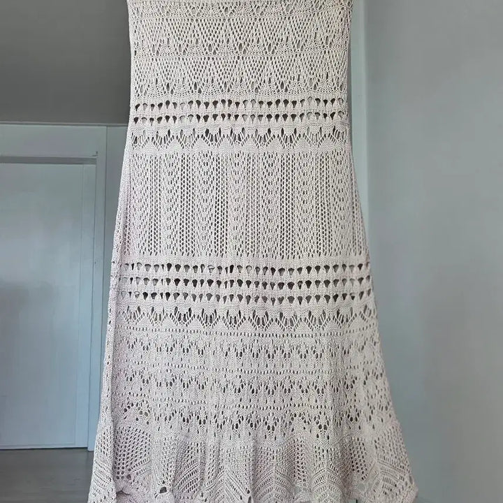 [BUNJANG] Crochet Knit Skirt with Waist Banding / 크로쉐 니트 허리 밴딩 스커트66
