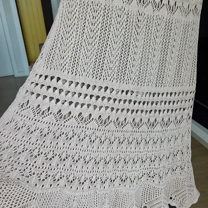 [BUNJANG] Crochet Knit Skirt with Waist Banding / 크로쉐 니트 허리 밴딩 스커트66