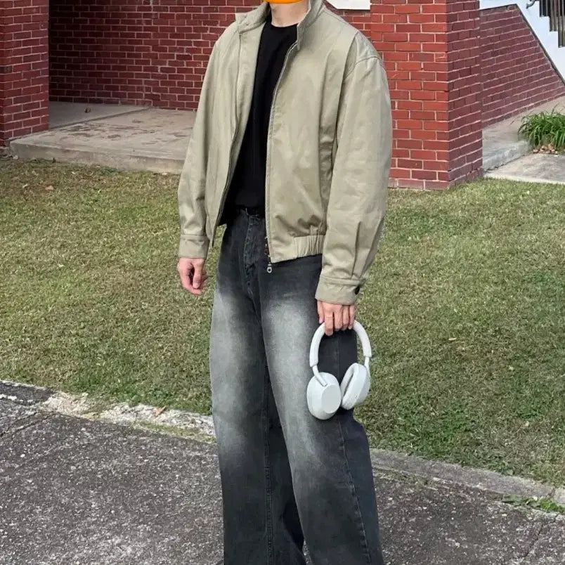 [BUNJANG] Fabrega Berkshire Chino Harrington Jacket / 파브레가 버크셔 치노 헤링턴 자켓 85,000