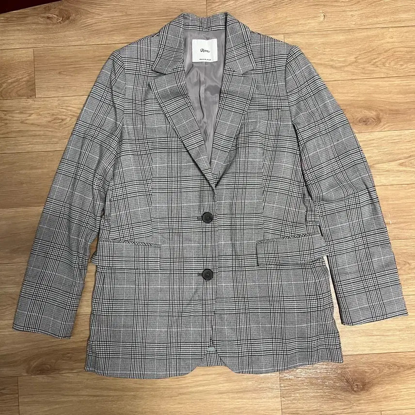 [BUNJANG] Roem Check Pattern Jacket / Roem 체크 패턴 자켓