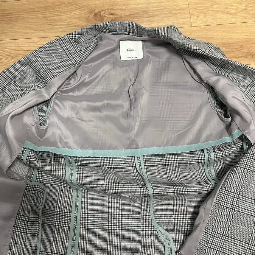 [BUNJANG] Roem Check Pattern Jacket / Roem 체크 패턴 자켓