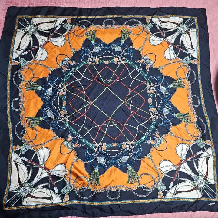 [BUNJANG] Jigott Silk Scarf / 지고트 실크 스카프 판매합니다~~