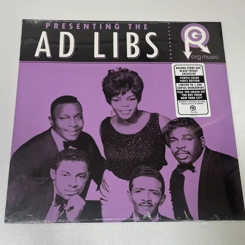 [BUNJANG] The Ad Libs Purple Color Vinyl LP Limited Edition / The Ad Libs 퍼플 컬러 바이닐 한정반 lp