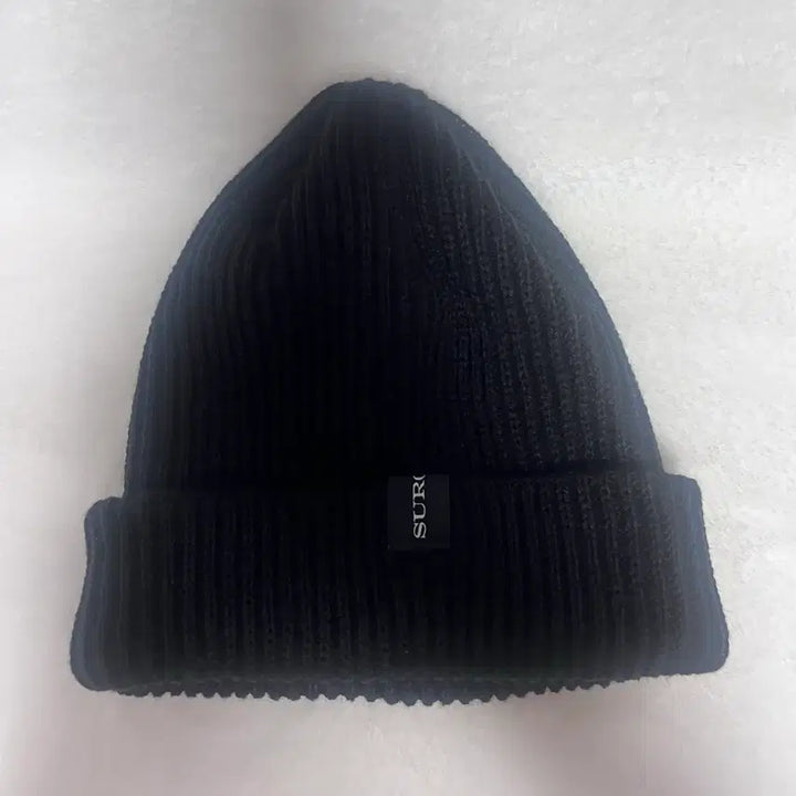 [BUNJANG] Surgery Logo Beanie Black / 써저리 로고 비니 블랙