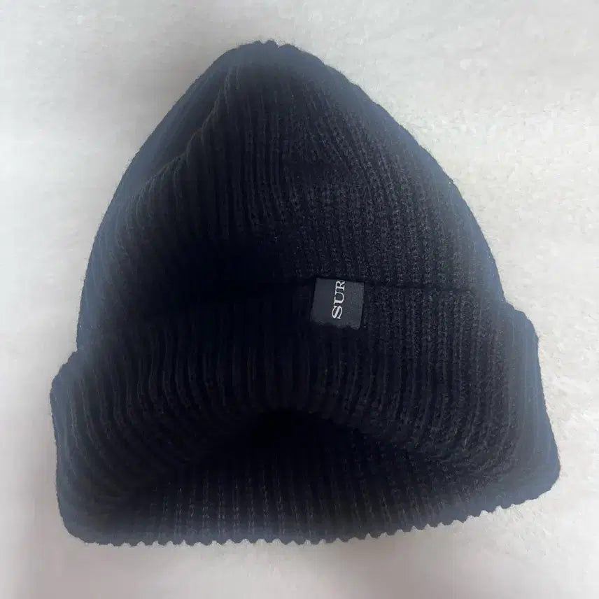 [BUNJANG] Surgery Logo Beanie Black / 써저리 로고 비니 블랙