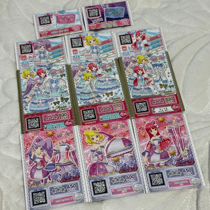 [BUNJANG] Pripara Solami Smile LaLa Wish Ribbon Idol Coord Promo Ticket Bundle Set / 프리파라 솔라미스마일 라라 위시리본 아이돌 코디 프로모 티켓 일괄