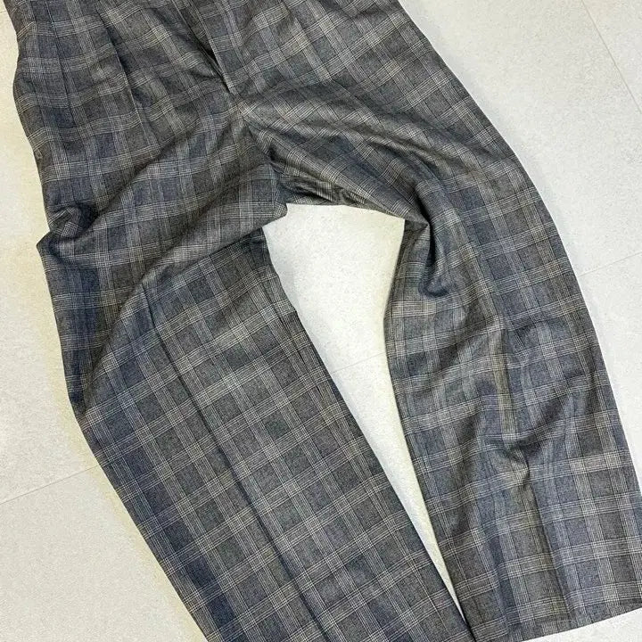 [BUNJANG] Martine Sons Jeffrey Slacks Gray Check Size 2 / 25SS 마티앤선즈 제프리 슬랙스 2 그레이체크