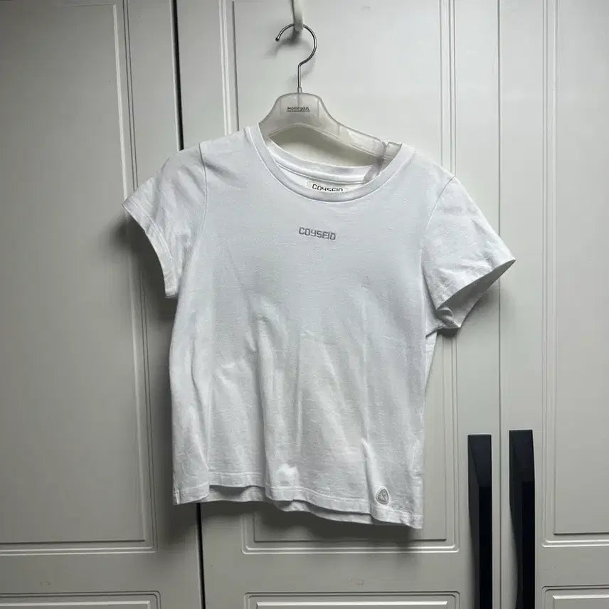 [BUNJANG] Koiseyo Mini Logo Short Sleeve T-Shirt / (배송비 수정했습니다)코이세이오  미니 로고 반팔 티셔츠