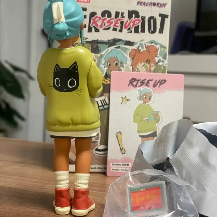 [BUNJANG] Pop Mart Peach Riot Rise Up Figure - Frankie General (Opened) / 팝마트 피치라이엇 라이즈업 피규어 - 프랭키 총괄 (개봉품)