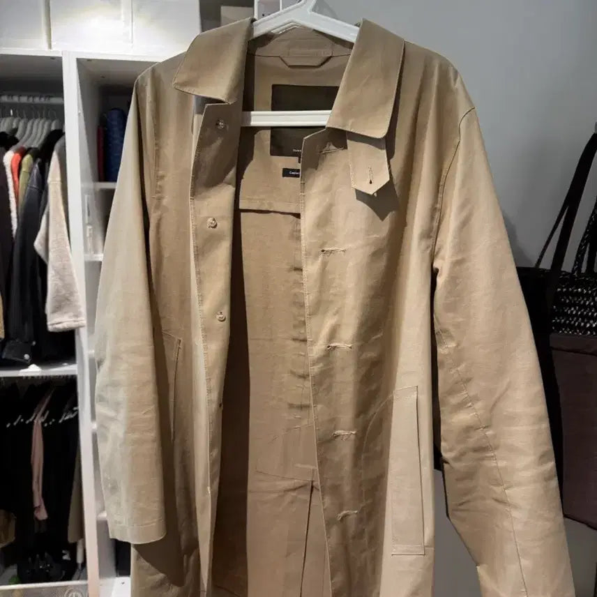 [BUNJANG] Mackintosh Mac Coat Beige Bonded Cotton / 맥킨토시 맥코트 베이지 bonded cotton 40사이즈