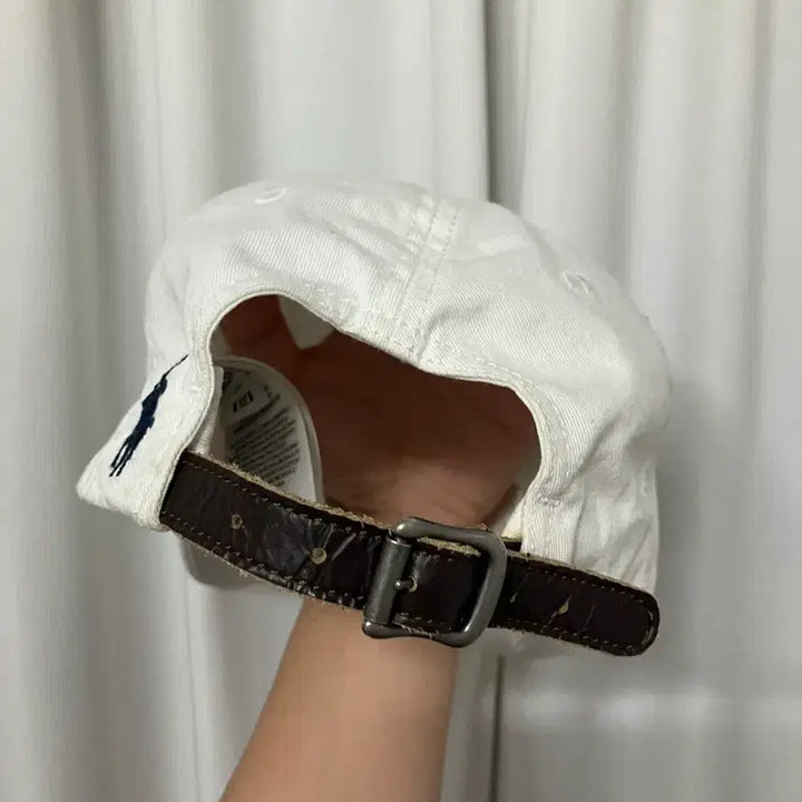 [BUNJANG] Polo USA Flag Ball Cap White / 폴로 usa플래그 볼캡 화이트